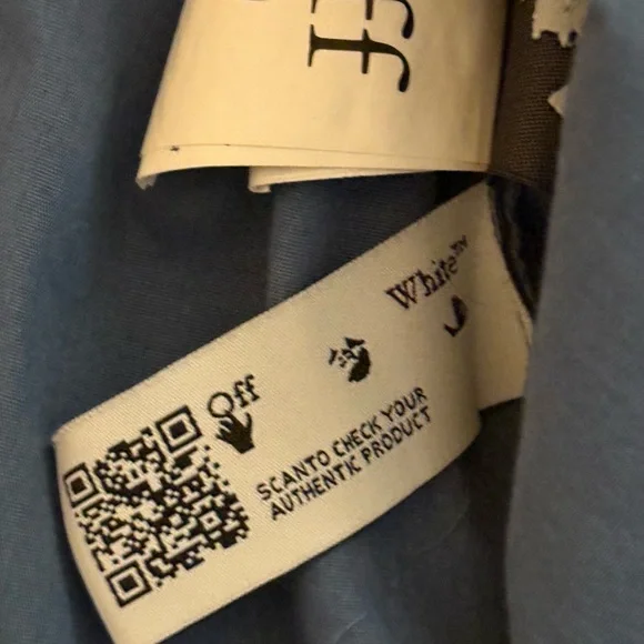 2 Off White Button up deal Authentic Deal